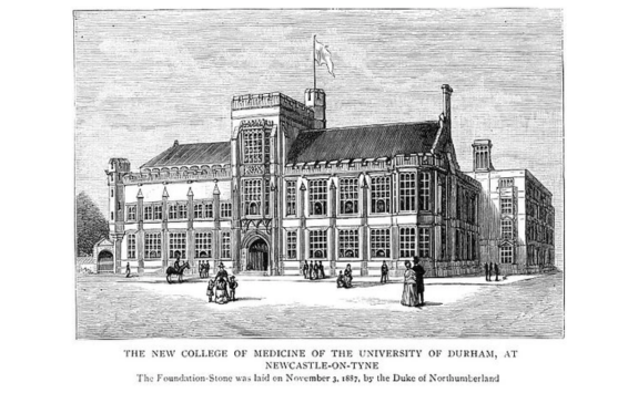 A drawing of the Sutherland Building when it opened